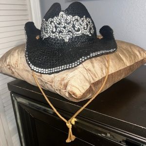 Black Cow Girl Hat